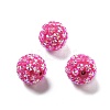 Acrylic Rhinestone Ball Beads OACR-A035-01L-1