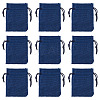 20Pcs Rectangle Polyester Imitation Burlap Packing Pouches Drawstring Bags ABAG-TA0001-95C-3