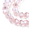 Transparent Electroplate Glass Beads Strands LS-GLAA-F029-2mm-C26-3
