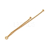 Brass Coreana Chain Tassel Big Pendants KK-G510-06G-2