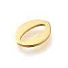 Brass Oval Linking Rings KK-B131-08G-2