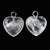 Natural Quartz Crystal Pendants G-E603-01P-10-3