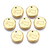 316 Surgical Stainless Steel Charms STAS-S116-418E-G-1