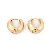 Brass Hoop Earrings for Women EJEW-U041-02G-4
