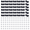 42Pcs Alloy Stud Earring Findings EJEW-ME0001-30A-1
