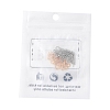8Pcs 2 Colors Brass Stud Earring Findings KK-FS0001-52-6