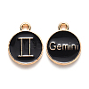 Alloy Enamel Pendants ENAM-S124-01A-08I-1