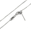 304 Stainless Steel Bar Link Necklaces NJEW-H042-01P-2