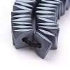Non-magnetic Synthetic Hematite Bead Strand X-G-E431-05-3