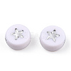 Opaque Acrylic Beads PACR-N006-006A-01B-7