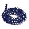 Opaque Solid Color Electroplate Glass Beads Strands X1-GLAA-F029-P4mm-A10-2