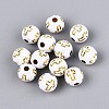 Plating Acrylic Beads PACR-Q113-01-1