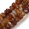 Natural Red Agate Beads Strands G-NH0017-C01-01-1
