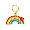 Alloy Enamel Pendant Stitch Markers HJEW-AB00345-2
