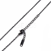 304 Stainless Steel Cable Chain Necklace for Men Women NJEW-K245-014E-2