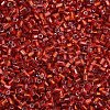 8/0 Glass Bugle Beads SEED-S032-07A-25-3