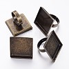 Brass Ring Components KK-J054-AB-1