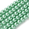 Eco-Friendly Dyed Glass Pearl Beads Strands HY-A008-6mm-RB108-1