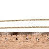 1.2MM 304 Stainless Steel Boston Link Chain Necklaces NJEW-D328-01G-02-3