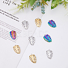 DICOSMETIC 18Pcs 3 Colors 201 Stainless Steel Pendants STAS-DC0013-84-4