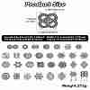 60Pcs 30 Styles Tibetan Style Zinc Alloy Multi-Strand Links FIND-CJ0003-63-8