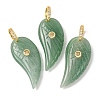 Natural Green Aventurine Pendants GG-CBA51ED-02G-06-1