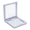 Square Transparent PE Thin Film Suspension Jewelry Display Box CON-D009-01C-05-3