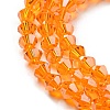 Transparent Electroplate Glass Beads Strands EGLA-A039-T3mm-A23-3