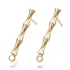 Brass Stud Earring Findings X-KK-N230-08G-NF-1