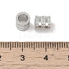 Rack Plating Brass European Beads KK-S366-18P-2