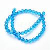 Imitation Austrian Crystal Bead Strands G-M181-8mm-25A-2