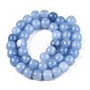 Dyed Natural White Jade Beads Strands G-T138-S12-2
