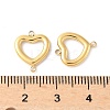 304 Stainless Steel Hollow Connector Charms STAS-L022-416G-3