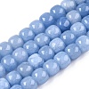 Dyed Natural White Jade Beads Strands G-T138-S12-4