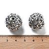 Acrylic Rhinestone Ball Beads OACR-A035-01C-3