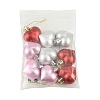 10Pcs 3 Styles Plastic Heart Pendant Decorations AJEW-FS0001-48-7