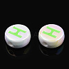 UV Plating Enamel Acrylic Beads PACR-N015-01C-3