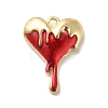 Alloy Enamel Pendants ENAM-G223-01G-01-1