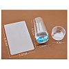 Full Transparent Silicone Nail Art Seal Stamp and Large Scraper Set MRMJ-L003-V01-3