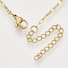 Brass Cable Chains Necklaces X-KK-T048-037G-NF-2