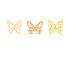 6Pcs 3 Styles Hollow Butterfly Scrapbook Paper Pads SCRA-PW0005-08A-1