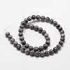 Natural Map Stone/Picasso Stone/Picasso Jasper Beads Strands G-G735-27-10mm-2