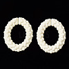 Spray Painted CCB Plastic Linking Rings CCB-Q091-011F-2
