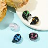 5Pcs 5 Colors Handmade Foil Glass Beads LAMP-FS0001-78-5