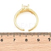 Mother's Day Brass Pave Cubic Zirconia Cuff Open Rings CU-CBACDF6-06G-01-5