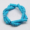 Synthetic Turquoise Beads Strands X-TURQ-G110-8x4mm-06-2