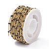 Ion Plating(IP) 304 Stainless Steel Enamel Curb Chains CHS-P013-01G-02-4