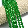 Natural Malaysia Jade Beads Strands G-L645-C01-4mm-17-3
