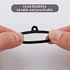 60Pcs 6 Styles Silicone Pendant SIL-GF0001-47-7