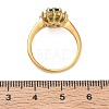 304 Stainless Steel Micro Pave Cubic Zirconia Finger Rings SA-CBA0E8A-08G-4